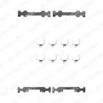Delphi LX0246 Комплект монтажный дисковых тормозных колодок