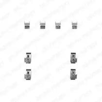 Delphi LX0247 Комплект монтажный дисковых тормозных колодок Delphi LX0247 Комплект монтажный дисковых тормозных колодок
