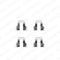 Delphi LX0254 Монтажний комплект гальмівних колодок