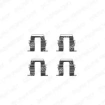 Delphi LX0256 Монтажний комплект гальмівних колодок Delphi LX0256 Монтажний комплект гальмівних колодок