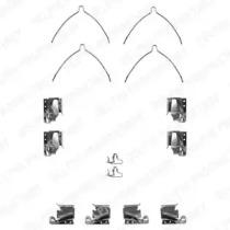 Delphi LX0265 Монтажний комплект гальмівних колодок