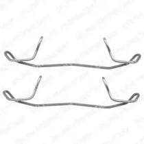 Delphi LX0319 Монтажний комплект гальмівних колодок