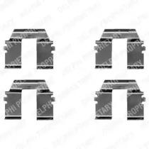 Delphi LX0325 Монтажний комплект гальмівних колодок Delphi LX0325 Монтажний комплект гальмівних колодок