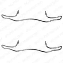 Delphi LX0326 Монтажний комплект гальмівних колодок