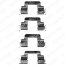 Delphi LX0334 Монтажний комплект гальмівних колодок Delphi LX0334 Монтажний комплект гальмівних колодок