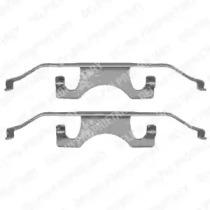 Delphi LX0340 Комплект монтажный дисковых тормозных колодок Delphi LX0340 Комплект монтажный дисковых тормозных колодок