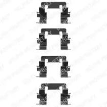 Delphi LX0346 Монтажний комплект гальмівних колодок