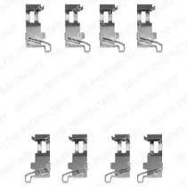 Delphi LX0361 Монтажний комплект гальмівних колодок Delphi LX0361 Монтажний комплект гальмівних колодок