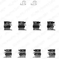 Delphi LX0366 Комплект монтажный дисковых тормозных колодок Delphi LX0366 Комплект монтажный дисковых тормозных колодок