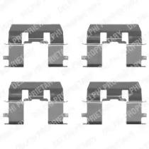 Delphi LX0368 Монтажний комплект гальмівних колодок Delphi LX0368 Монтажний комплект гальмівних колодок