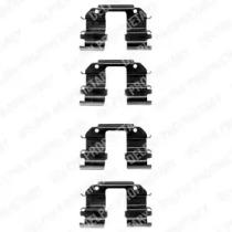 Delphi LX0372 Монтажний комплект гальмівних колодок Delphi LX0372 Монтажний комплект гальмівних колодок