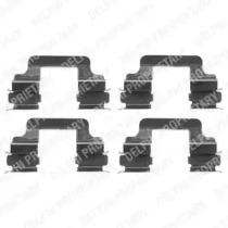 Delphi LX0383 Монтажний комплект гальмівних колодок