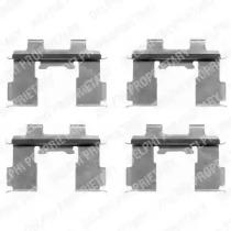 Delphi LX0392 Монтажний комплект гальмівних колодок Delphi LX0392 Монтажний комплект гальмівних колодок