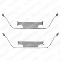 Delphi LX0394 Монтажний комплект гальмівних колодок Delphi LX0394 Монтажний комплект гальмівних колодок