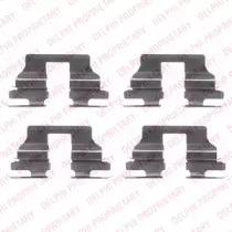 Delphi LX0404 Spring set disc brake Delphi LX0404 Spring set disc brake