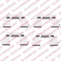 Delphi LX0410 Комплект монтажный дисковых тормозных колодок Delphi LX0410 Комплект монтажный дисковых тормозных колодок