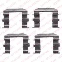 Delphi LX0417 Монтажний комплект гальмівних колодок