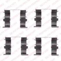 Delphi LX0418 Монтажний комплект гальмівних колодок Delphi LX0418 Монтажний комплект гальмівних колодок