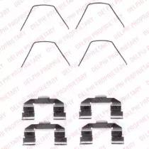 Delphi LX0421 Монтажний комплект гальмівних колодок Delphi LX0421 Монтажний комплект гальмівних колодок