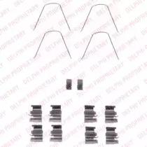 Delphi LX0423 Комплект монтажный дисковых тормозных колодок