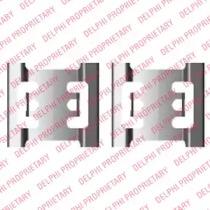 Delphi LX0428 Монтажний комплект гальмівних колодок Delphi LX0428 Монтажний комплект гальмівних колодок