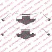 Delphi LX0429 Монтажний комплект гальмівних колодок