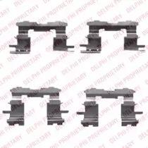 Delphi LX0447 Комплект монтажный дисковых тормозных колодок
