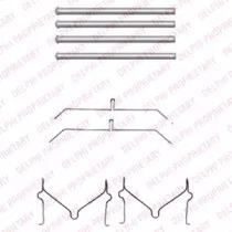 Delphi LX0470 Монтажний комплект гальмівних колодок Delphi LX0470 Монтажний комплект гальмівних колодок