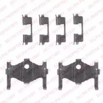 Delphi LX0471 Монтажний комплект гальмівних колодок Delphi LX0471 Монтажний комплект гальмівних колодок