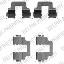 Delphi LX0473 Монтажний комплект гальмівних колодок Delphi LX0473 Монтажний комплект гальмівних колодок