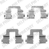 Delphi LX0480 Монтажний комплект гальмівних колодок