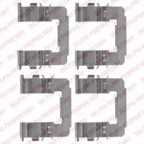 Delphi LX0487 Монтажний комплект гальмівних колодок Delphi LX0487 Монтажний комплект гальмівних колодок