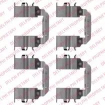 Delphi LX0510 Комплект монтажный дисковых тормозных колодок Delphi LX0510 Комплект монтажный дисковых тормозных колодок