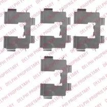 Delphi LX0513 Комплект монтажный дисковых тормозных колодок Delphi LX0513 Комплект монтажный дисковых тормозных колодок
