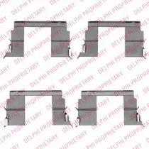 Delphi LX0516 Комплект монтажный дисковых тормозных колодок Delphi LX0516 Комплект монтажный дисковых тормозных колодок