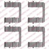 Delphi LX0519 Монтажний комплект гальмівних колодок