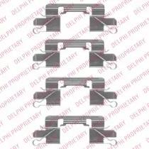 Delphi LX0528 Комплект монтажный дисковых тормозных колодок Delphi LX0528 Комплект монтажный дисковых тормозных колодок