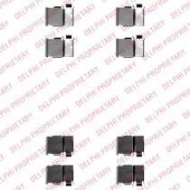 Delphi LX0540 Комплект монтажный дисковых тормозных колодок