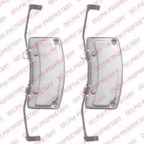 Delphi LX0542 Комплект монтажный дисковых тормозных колодок