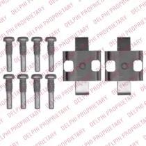 Delphi LX0543 Комплект монтажный дисковых тормозных колодок Delphi LX0543 Комплект монтажный дисковых тормозных колодок