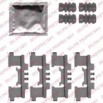 Delphi LX0547 Монтажний комплект гальмівних колодок