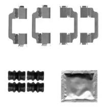 Delphi LX0580 Монтажний комплект гальмівних колодок