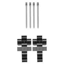 Delphi LX0588 Монтажний комплект гальмівних колодок