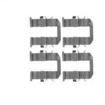 Delphi LX0602 Монтажний комплект гальмівних колодок