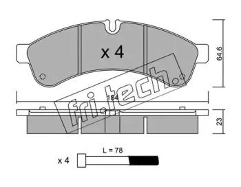 Fri.Tech. 868.0 Brake pads