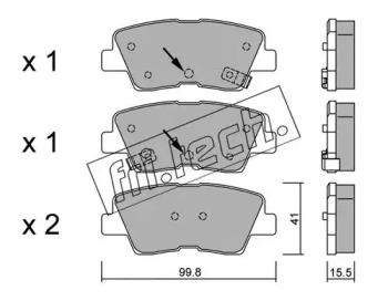 Fri.Tech. 9031 Колодки тормозные Fri.Tech. 9031 Колодки тормозные