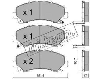 Fri.Tech. 919.0 Brake pads Fri.Tech. 919.0 Brake pads