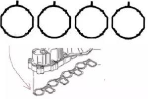 Goetze 24-30624-00/0 Прокладка впускного колектора Goetze 24-30624-00/0 Прокладка впускного колектора