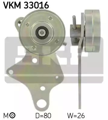 SKF VKM 33016 Ролик натяжний ременя поліклинового SKF VKM 33016 Ролик натяжний ременя поліклинового