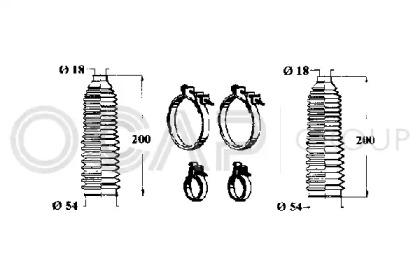 Ocap 0902426 Пыльник рулевой рейки Ocap 0902426 Пыльник рулевой рейки